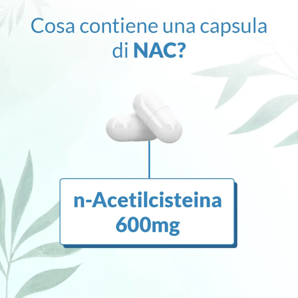 NAC (n-Acetilcisteina) - 120 capsule - immagine 3