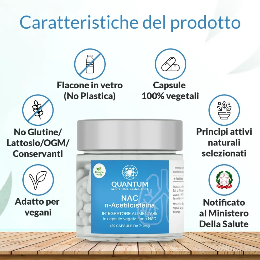 NAC (n-Acetilcisteina) - 120 capsule - immagine 4