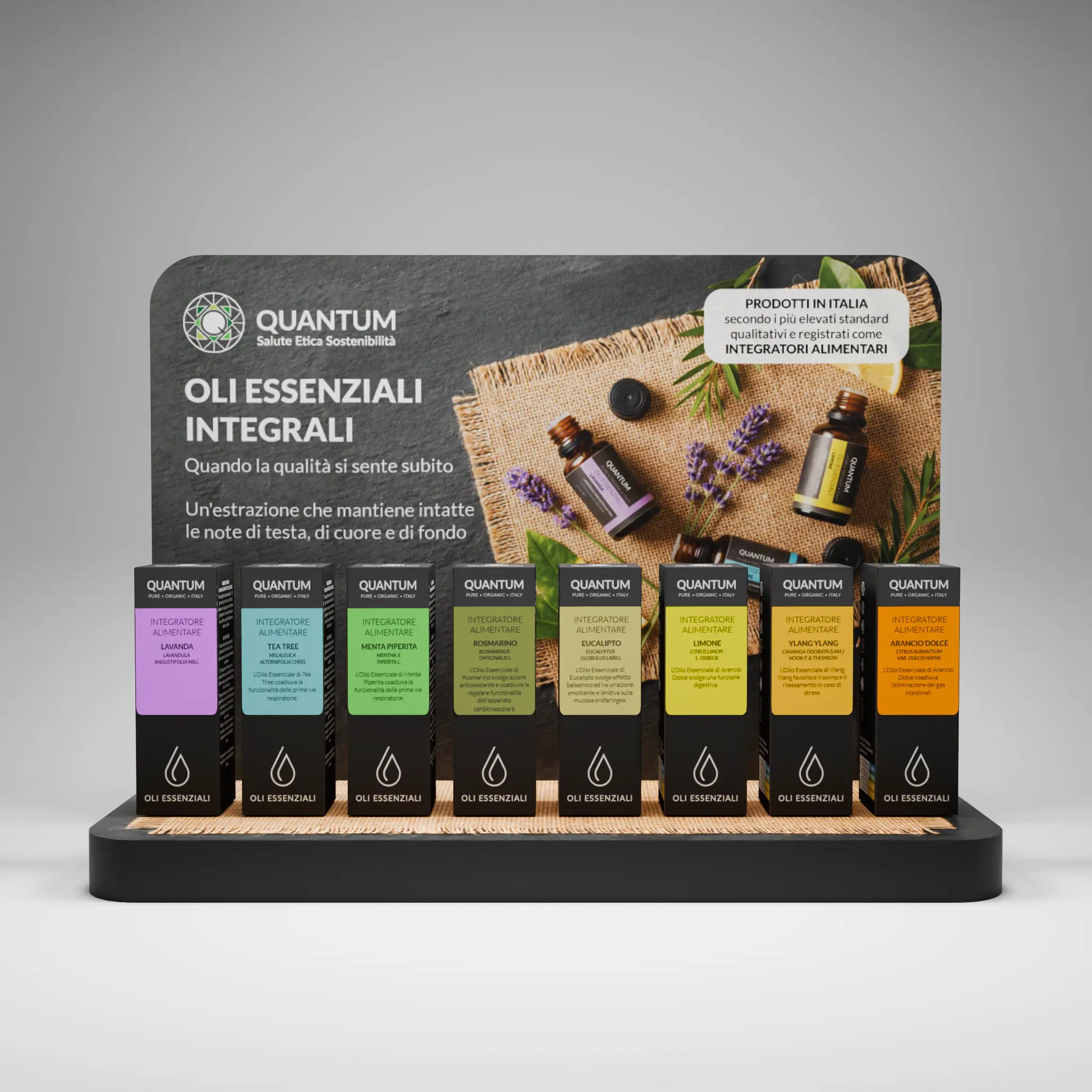 Espositore Oli Essenziali